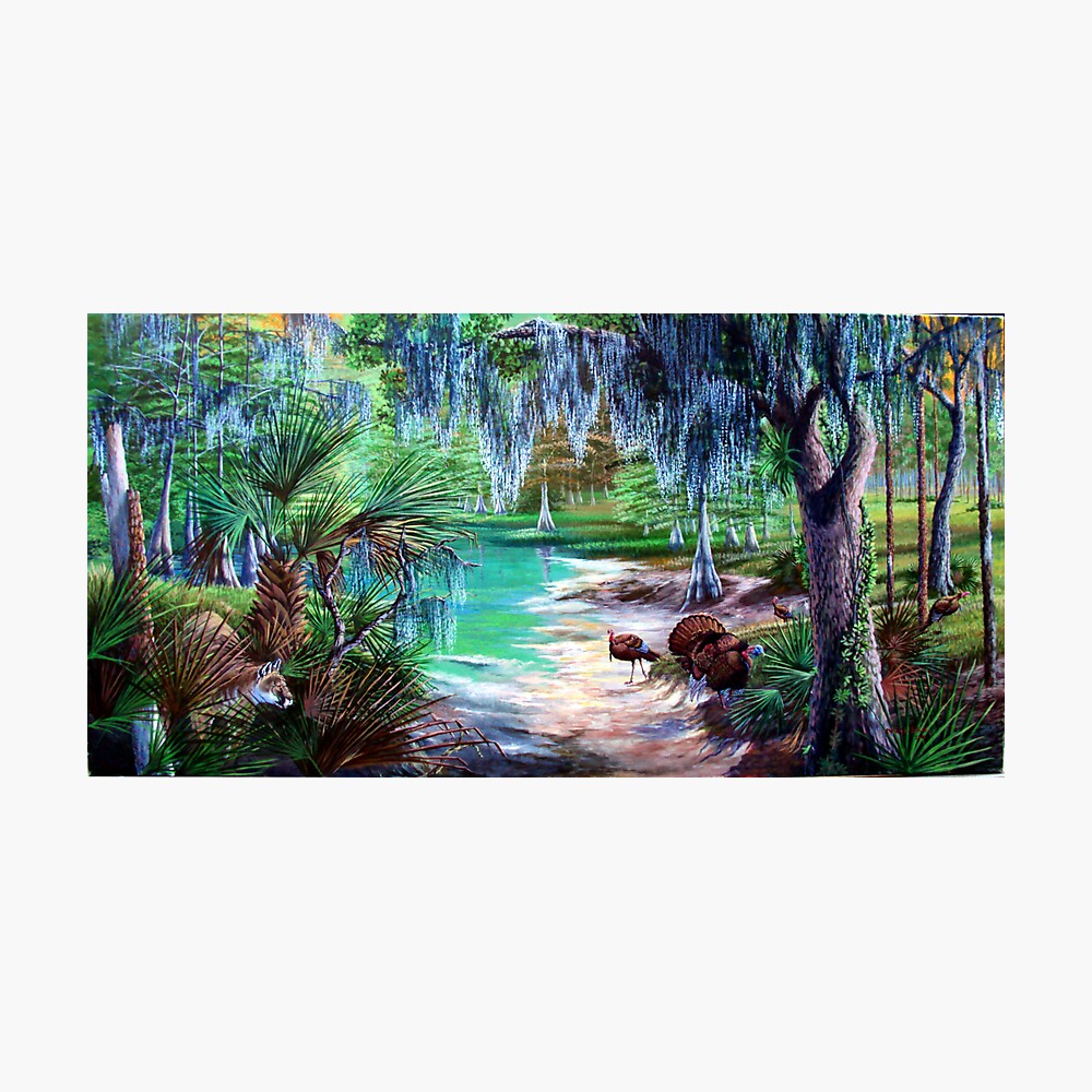Watering Hole Ambush Photographic Print
