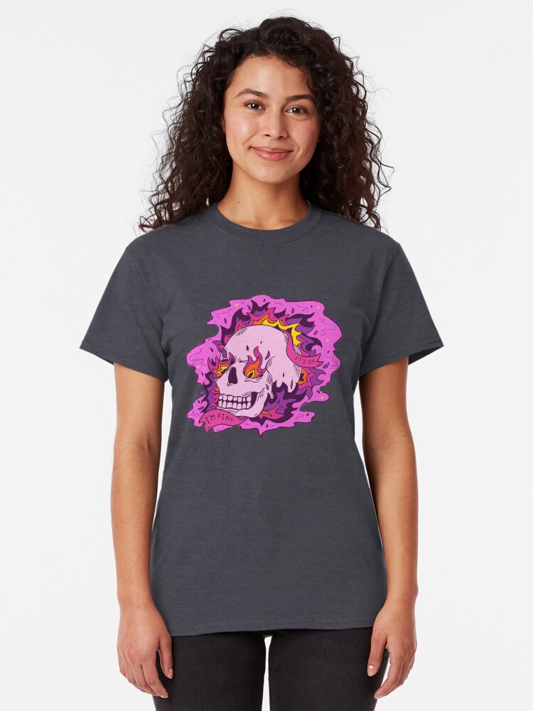 Alternate view of It's Ok I'm Fine Classic T-Shirt