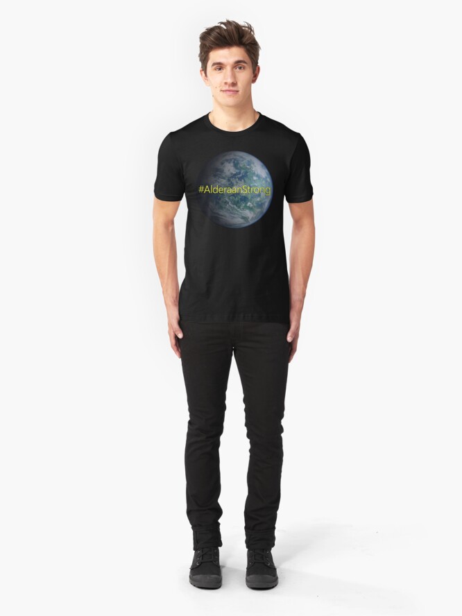 Alternate view of Alderaan Strong Slim Fit T-Shirt