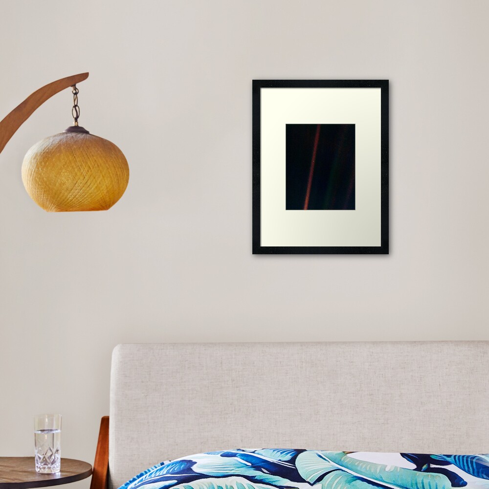 Pale Blue Dot Framed Art Print