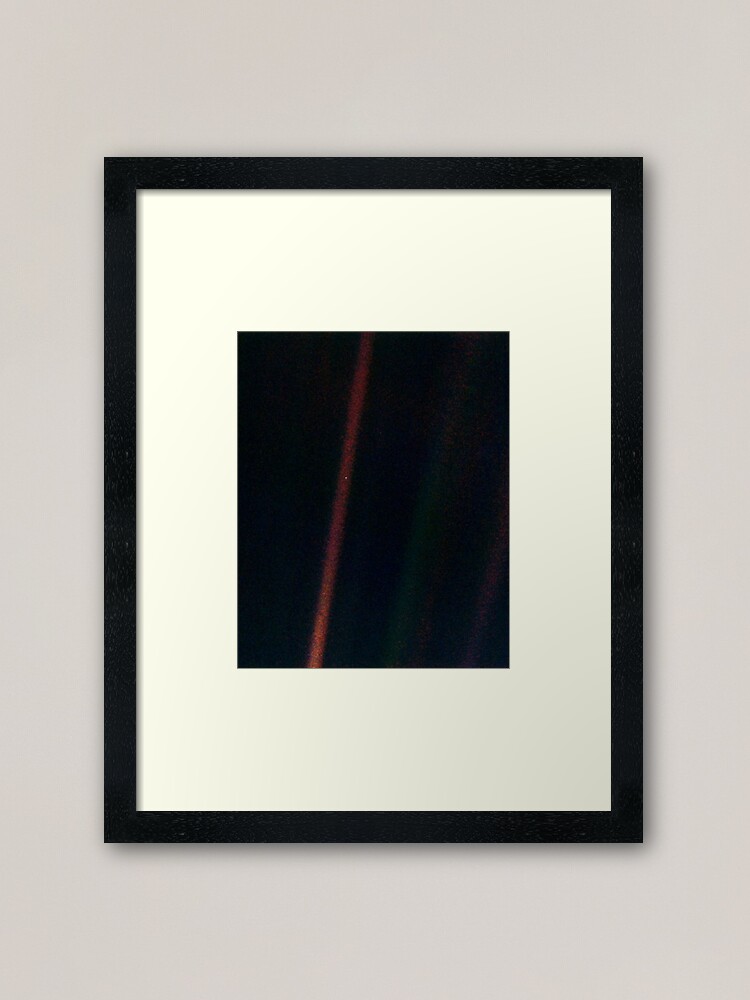 Alternate view of Pale Blue Dot Framed Art Print