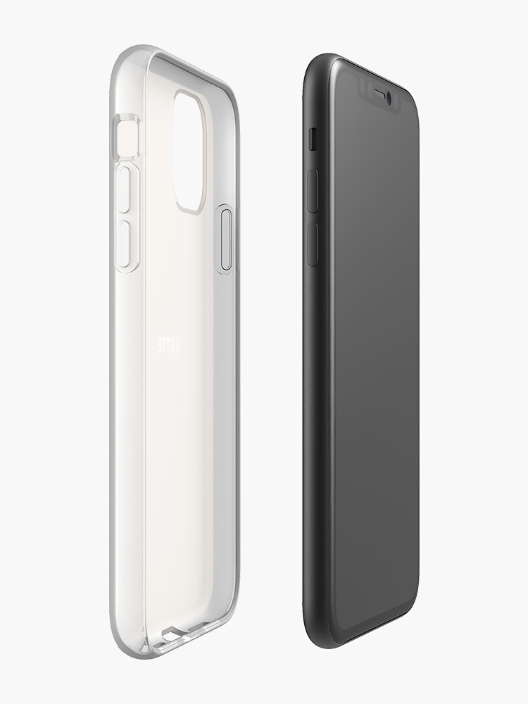Coque iPhone « Esthétique latte », par danredbubble90