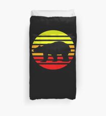 Bear Polar Bear Retro Vintage Bettbezug