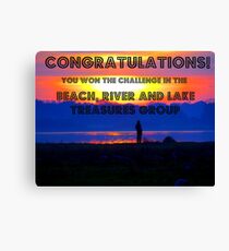 Banner Challenge Canvas Print