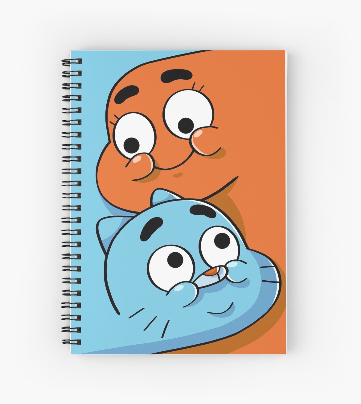 "Gumball and Darwin siblings fusion" Spiral Notebook by AlyMerchandise