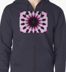 Daisy Manipulation Zipped Hoodie
