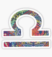 Libra Star Sign Sticker