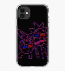 Rick and Morty 3D Glasses iPhone Case