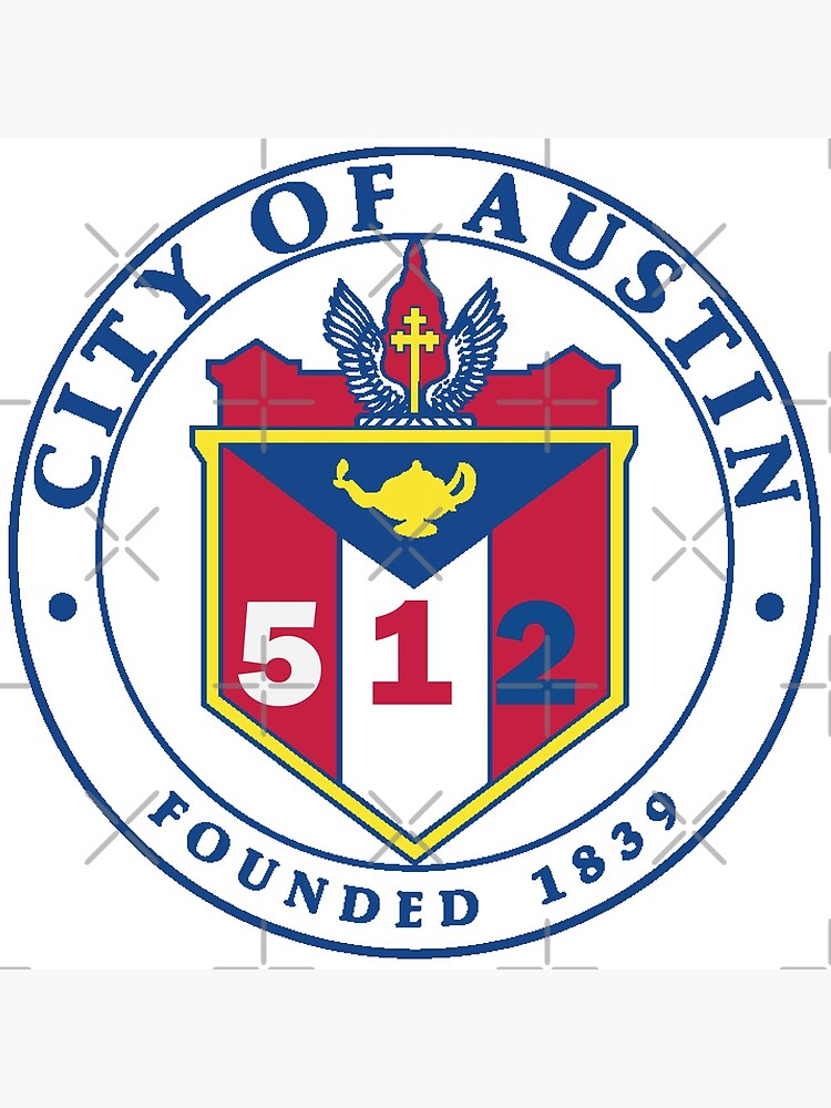 City of Austin Seal with 512 Area Code by willpate