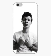 Ansel Elgort - Black & White iPhone Case