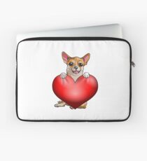 Chihuahua-Valentinsgrüße Laptoptasche