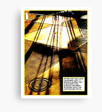 Coffeehouse Patio Canvas Print