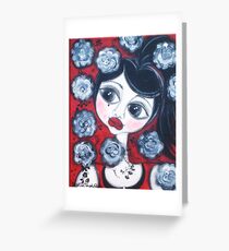 China Doll Demmii Greeting Card