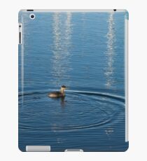 Ripples and Circles – Red-Necked Grebe iPad Case/Skin