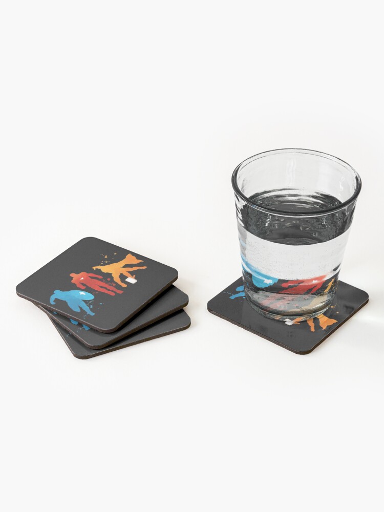 Alternate view of Heroes Painting Coasters (Set of 4)