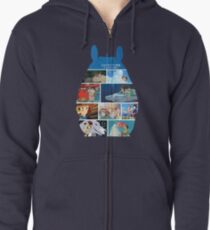 Totoro Zipped Hoodie