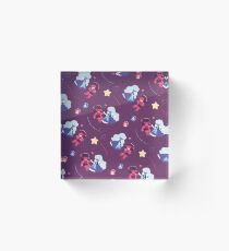 Ruby & Sapphire Acrylic Block
