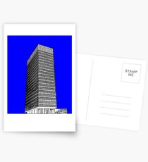 Sheffield University Arts Tower- Blue Postcards