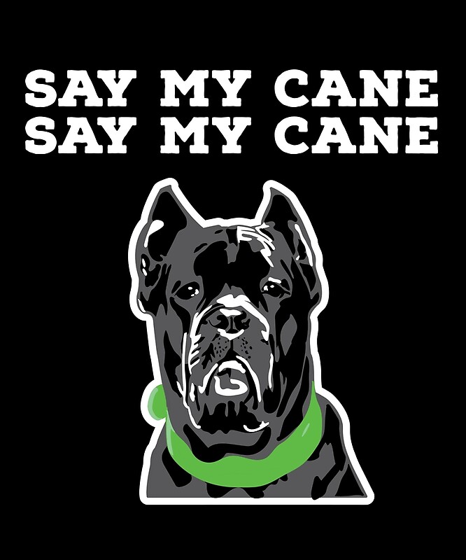 Say My Cane Say My Cane Funny Cane Corso Dog Lover Shirt By