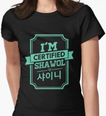 Camiseta entallada para mujer SHINee SHAWOL certificado