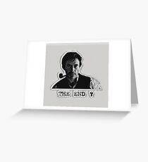 Robert Downey-Sherlock Holmes Greeting Card