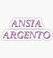 Pegatina A ♥ N ♥ S ♥ I ♥ A ♥ ♥ A ♥ R ♥ G ♥ E ♥ N ♥ T ♥ O