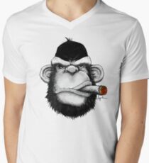 Cigar Monkey Men's V-Neck T-Shirt