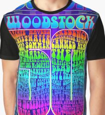 Woodstock 50th Anniversary Poster Graphic T-Shirt