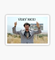 Borat - Very Nice! Sticker