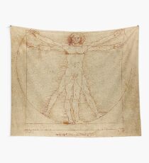 Leonardo Da Vincis vitruvianischer Mann Wandbehang