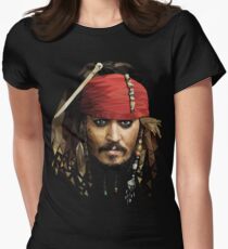 Captain Jack Sparrow Women's Fitted T-Shirt