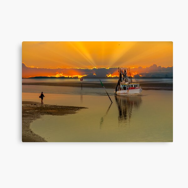 Trawler Returning Canvas Print
