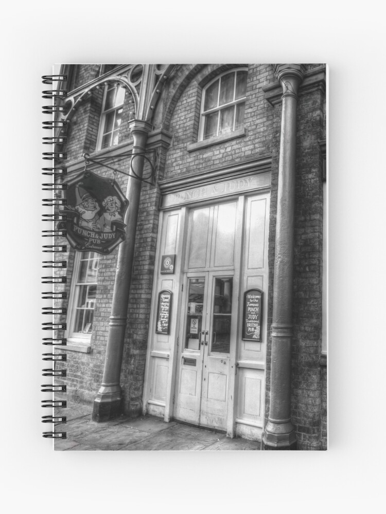 The Punch And Judy Pub Covent Garden Spiral Notebook By