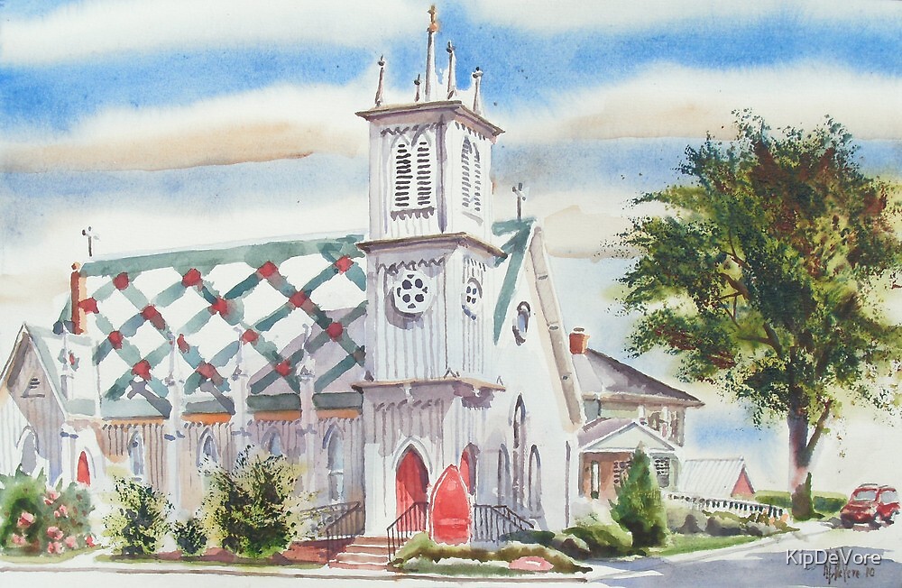 "St. Paul's Episcopal Church, Ironton, Missouri" by KipDeVore Redbubble