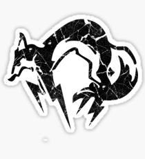 Foxhound V2 (Black) Sticker