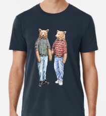 Will you bear with me? Gay Bear Art. LGBT. Queer. Pride. Premium T-Shirt