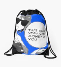 Cash Money Drawstring Bag