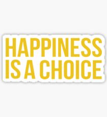 Yellow Happiness Sticker