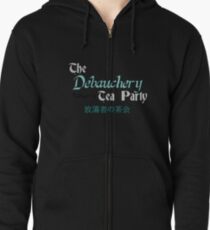 Debauchery Tea Party Zipped Hoodie