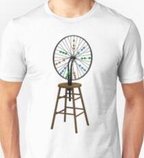 Redesigning the Wheel (After Duchamp) Unisex T-Shirt