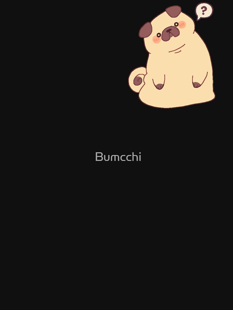 Cute & Confused Chubby Pixel Pug by Bumcchi