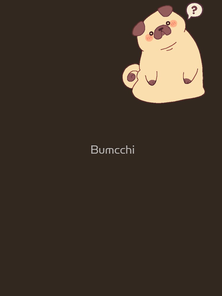 Cute & Confused Chubby Pixel Pug by Bumcchi