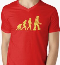 Sheldon Robot Evolution Men's V-Neck T-Shirt