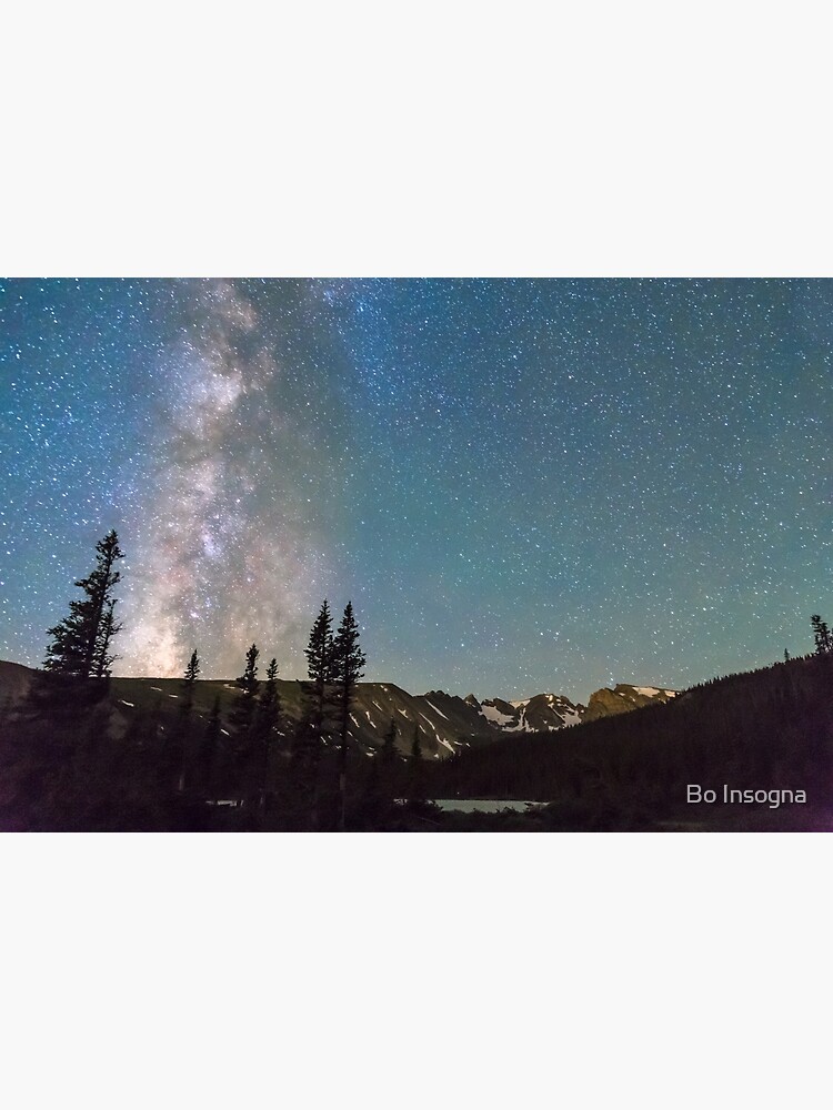 Middle of the Night Milky Way Rocky Mountains by mrbo