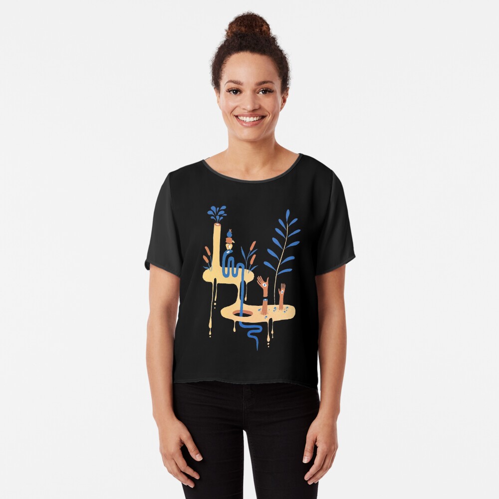 microcosm Chiffon Top