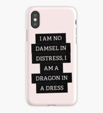 Damsel in Distress iPhone Case