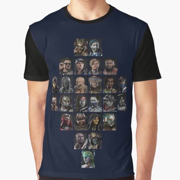 Mortal Kombat 11 - Character Select Graphic T-Shirt
