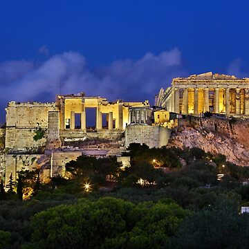 Artwork thumbnail, The Parthenon & the Propylaea by Cretense72