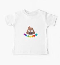 Cute poo Emoji - Scheiße passiert Baby T-Shirt