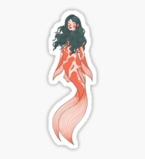 Koi-Meerjungfrau Sticker